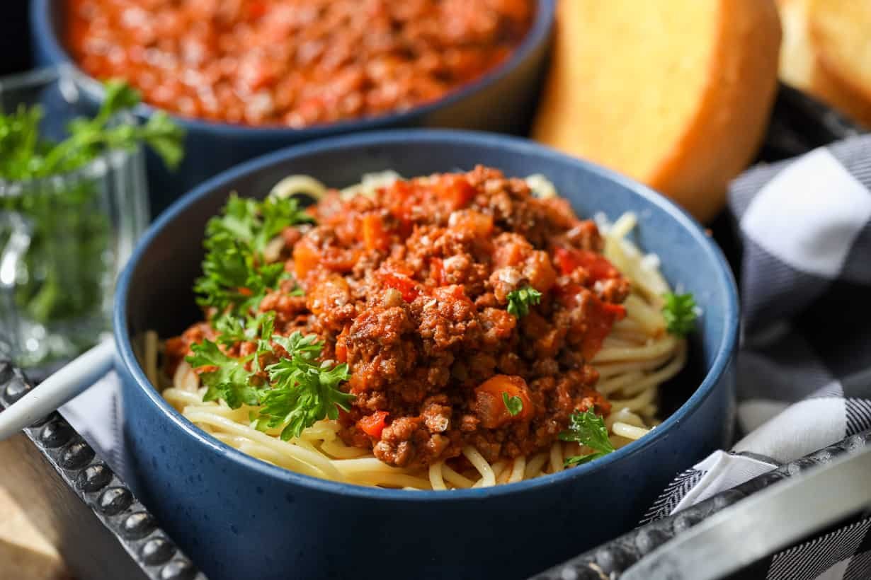 Beef Bolognese Pasta