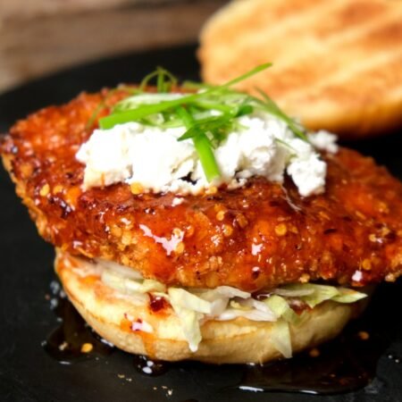 Hot Honey Crispy Chicken Burger