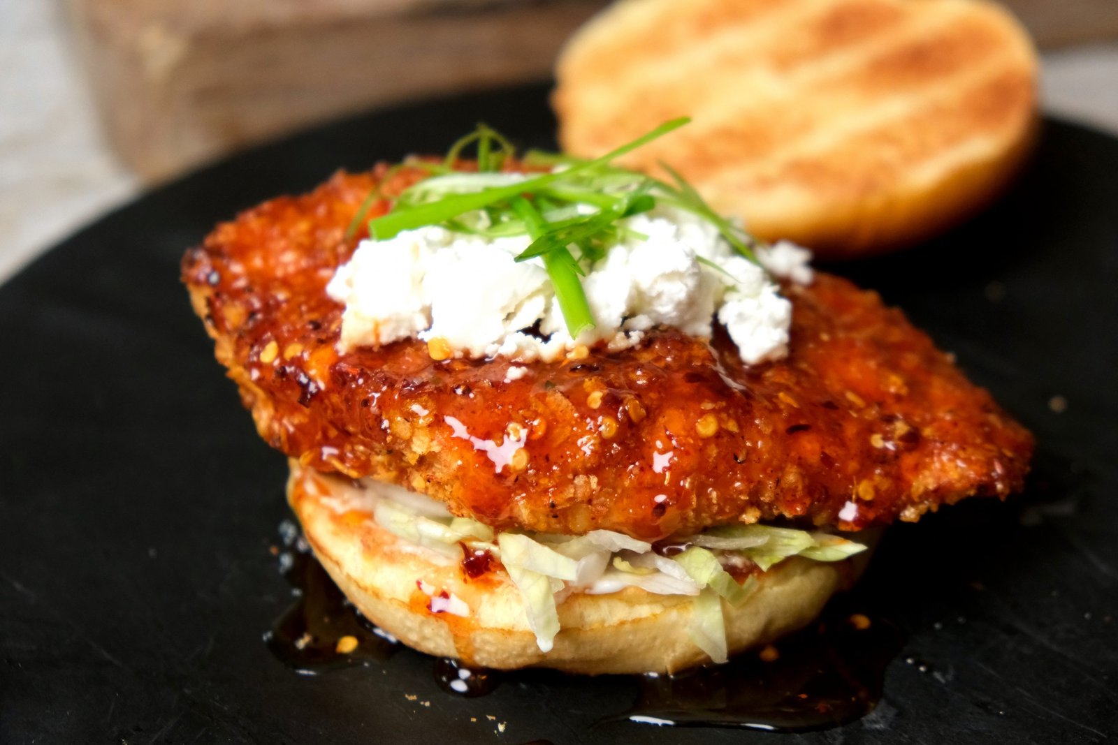Hot Honey Crispy Chicken Burger
